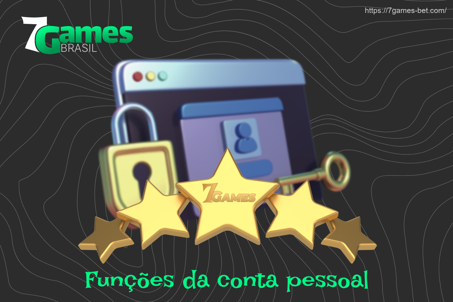 Depois de criar uma conta pessoal na 7Games, os brasileiros descobrem uma série de recursos e funções