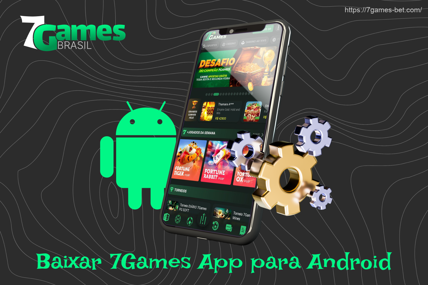 Após o download do aplicativo 7Games para Android, os brasileiros poderão apostar em esportes a qualquer momento