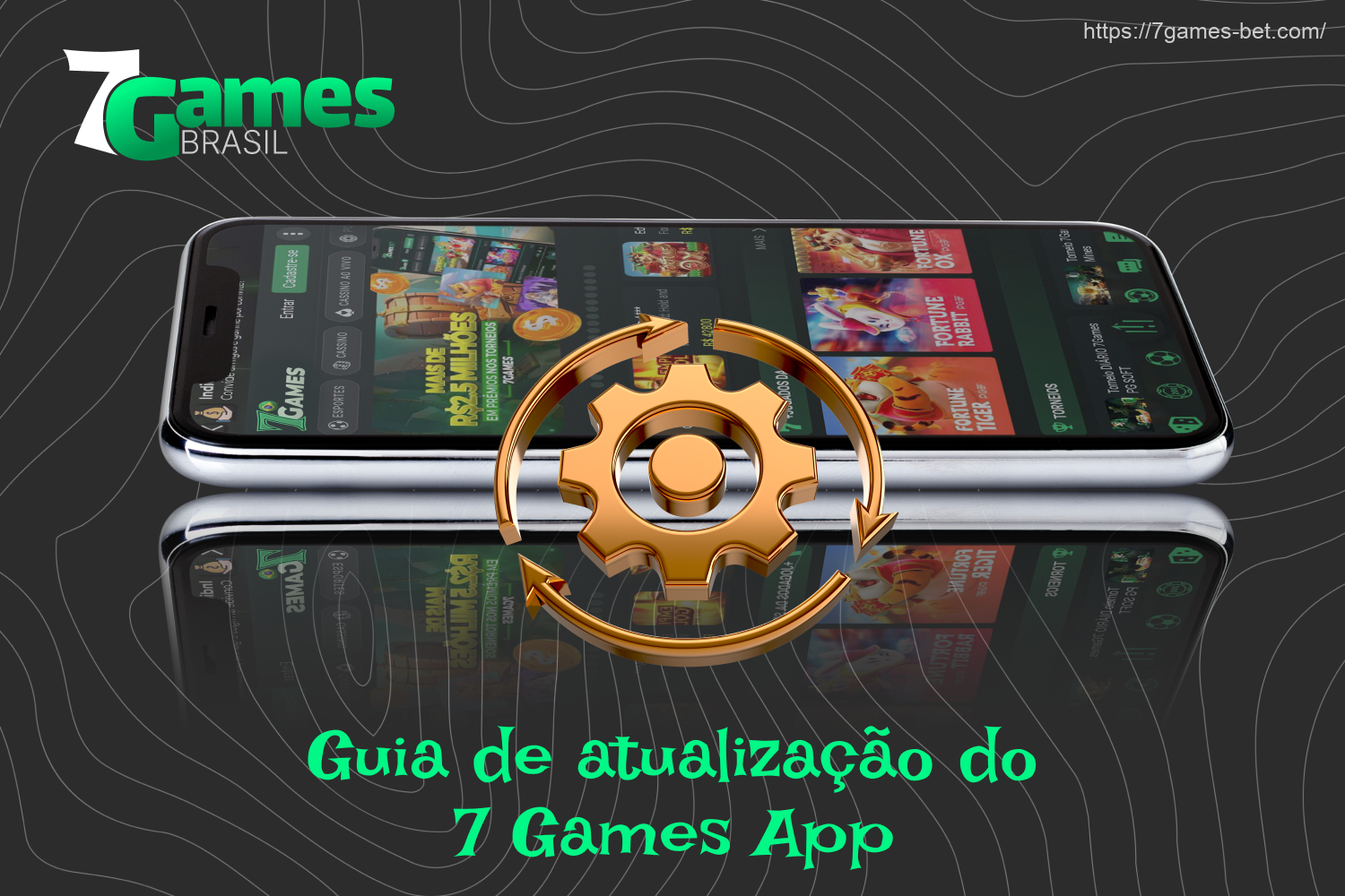 Atualizar o 7Games Bet é fácil, pois assim que uma nova versão é lançada, uma notificação aparece no smartphone dos apostadores brasileiros