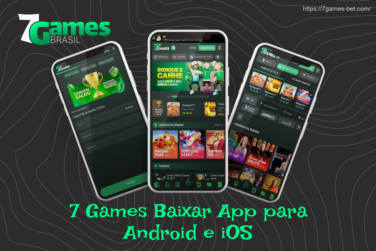 O aplicativo 7Games é repleto de recursos, permitindo que os jogadores do Brasil apostem legalmente em jogos esportivos e ciberesportivos, joguem caça-níqueis e jogos de cassino ao vivo