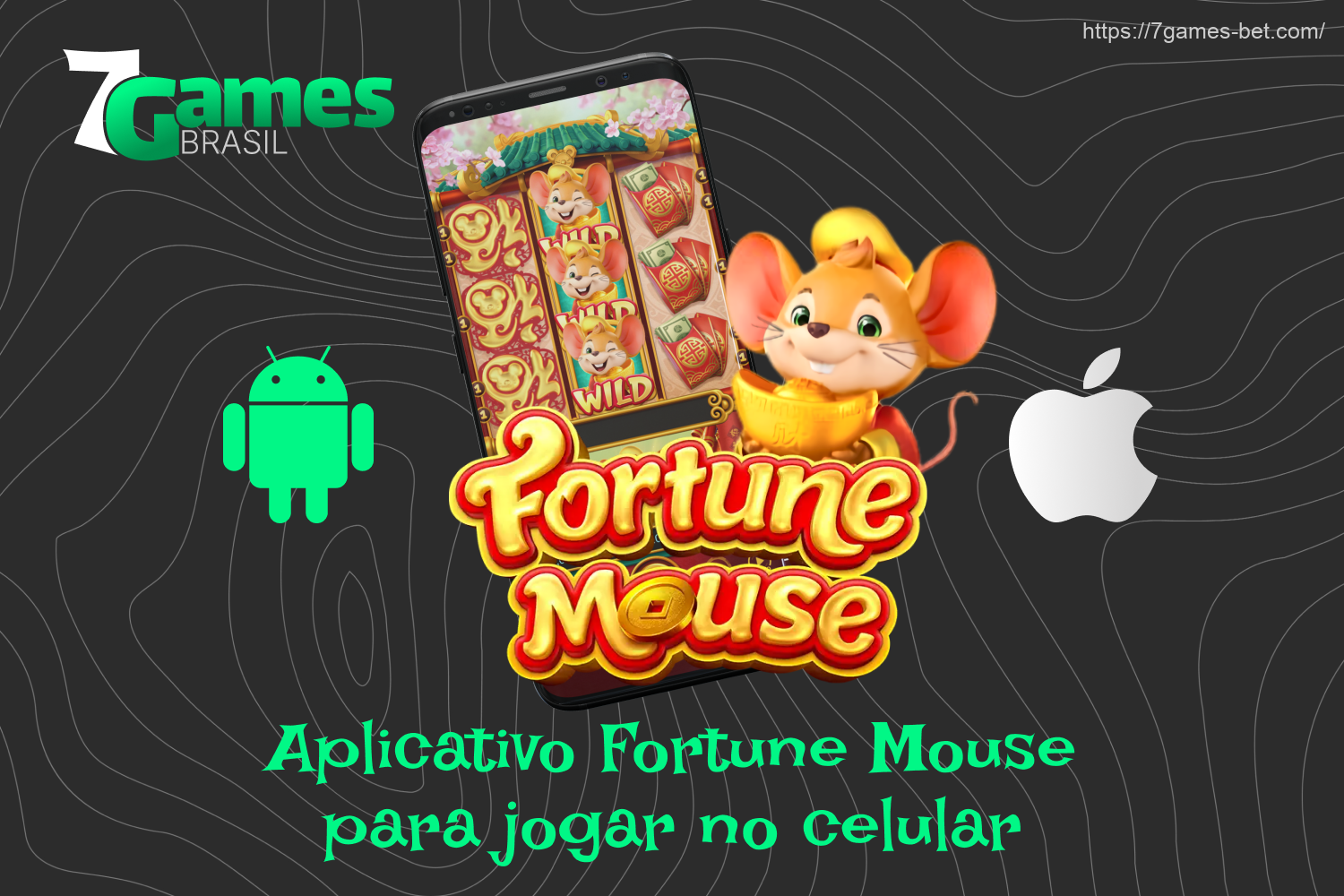 O Fortune Mouse da 7Games oferece aos jogadores do Brasil um aplicativo prático que pode ser baixado do site oficial