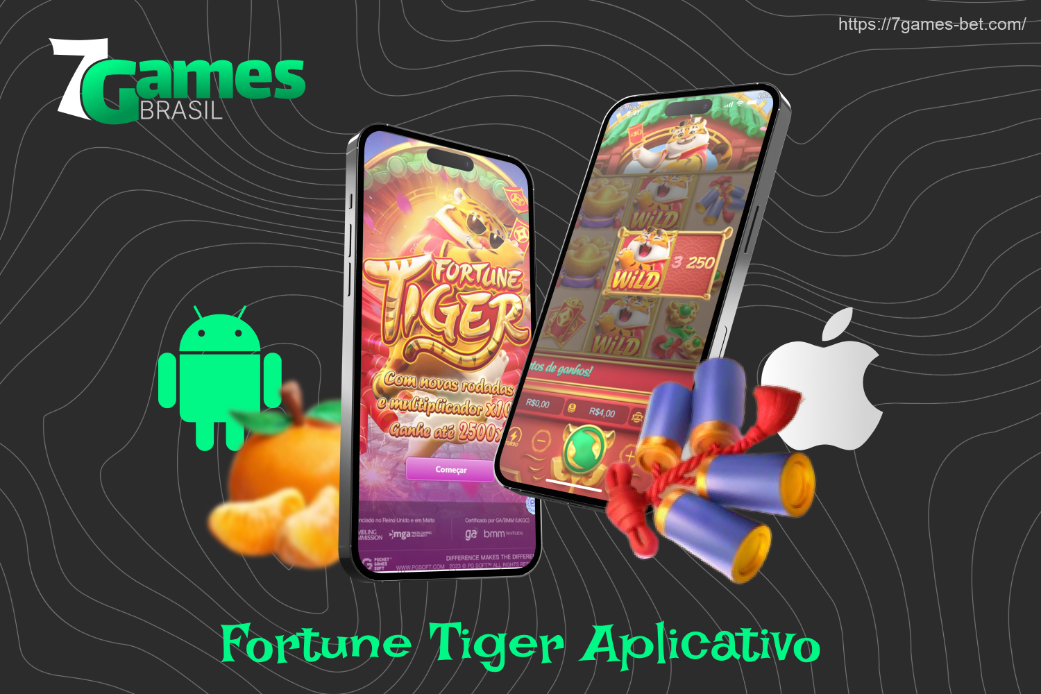 Os jogadores do Brasil podem fazer o download do Fortune Tiger 7Games em seus smartphones e jogar quando quiserem