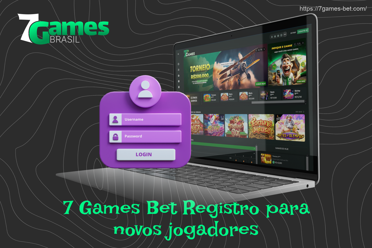 Para começar a aproveitar o rico catálogo de jogos e eventos esportivos para apostas, é importante que os usuários do Brasil criem uma conta no 7Games