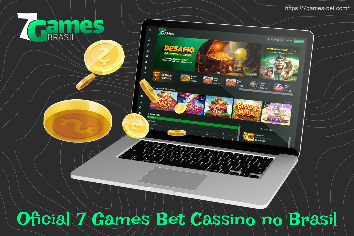 O 7Games focado no entretenimento de cassino, fazendo parcerias com os maiores provedores e dando aos usuários brasileiros acesso a milhares de jogos de cassino para todos os gostos