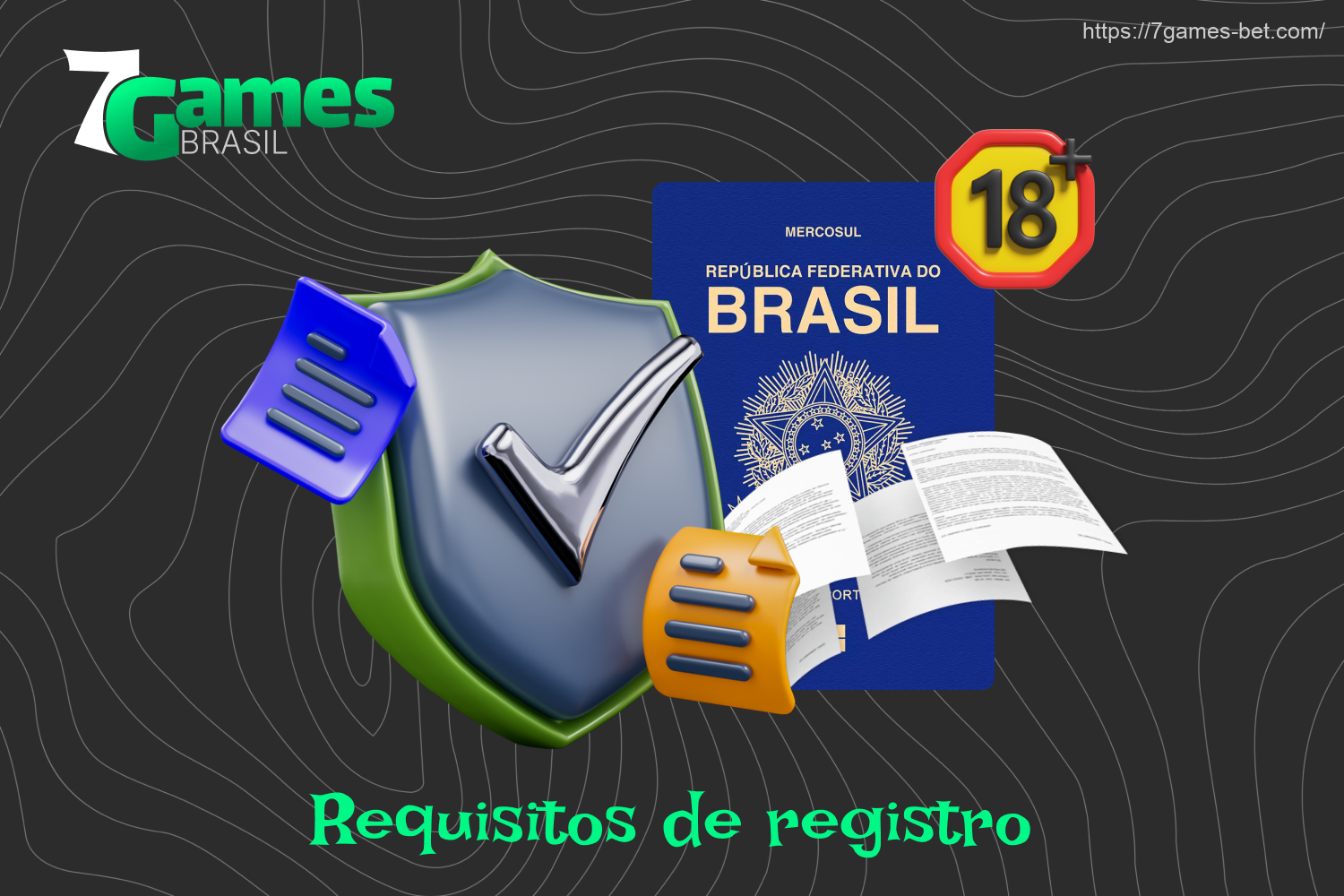 Para se registrar com sucesso na 7Games, os brasileiros precisam cumprir os requisitos da casa de apostas