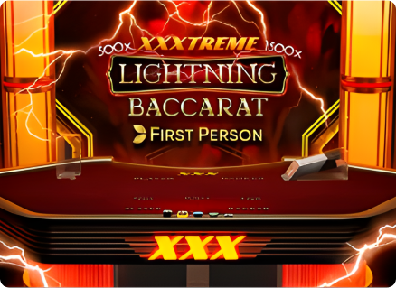 First Person Xxxtreme Lightning Baccarat jogo